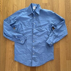 Brooks Brothers Blue Dress Shirt Classic Point Collar